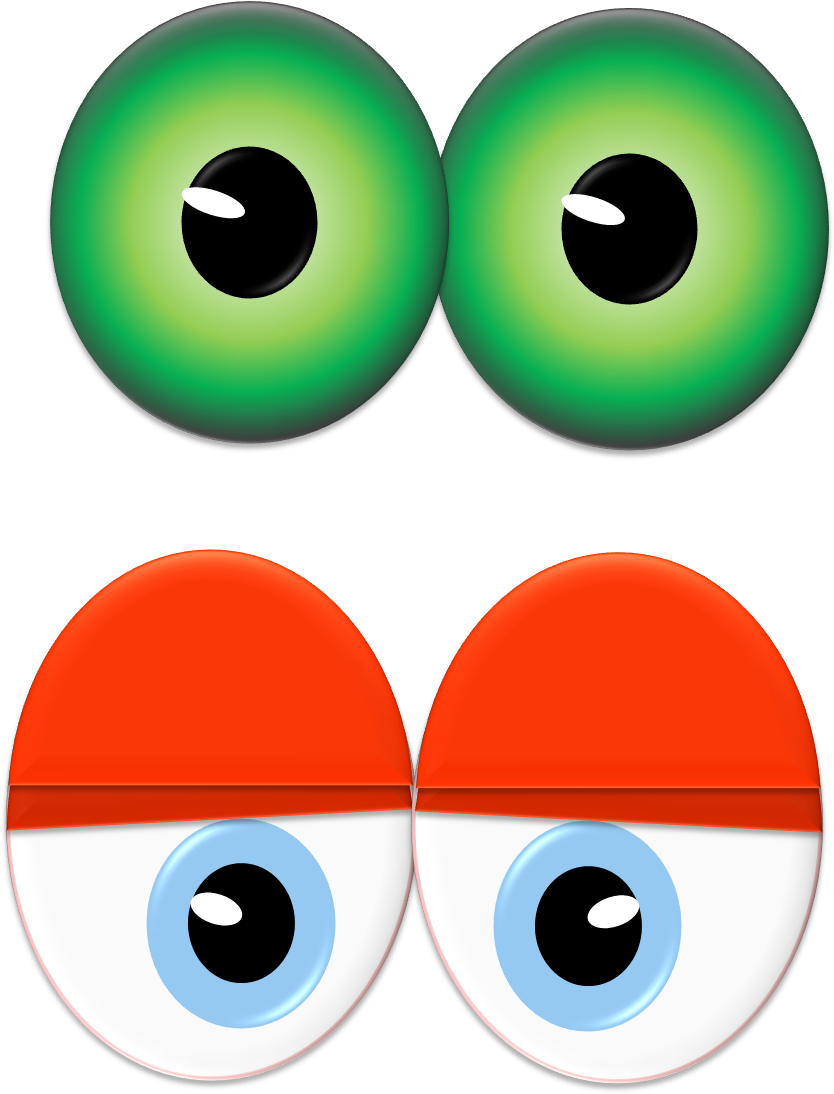 Wowsers That S A Lot Of Monster Eyes - Monster Eyes Clipart (846x1101)