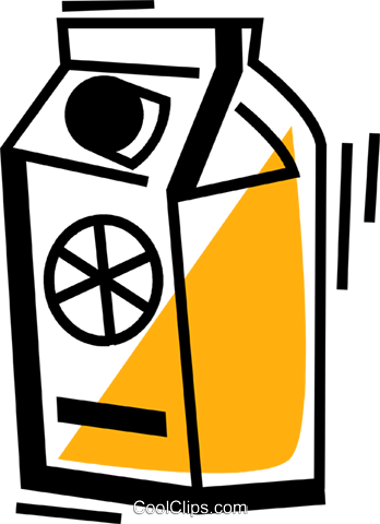 Juice Clipart Refreshments - Orange Juice Clip Art (348x480)