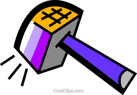 Mallets, Meat Tenderizers Royalty Free Vector Clip - Mallets, Meat Tenderizers Royalty Free Vector Clip (480x333)