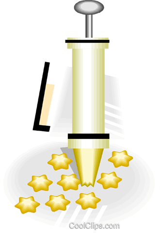 Baking Tools, Pastry Dispenser Royalty Free Vector - Illustration (330x480)