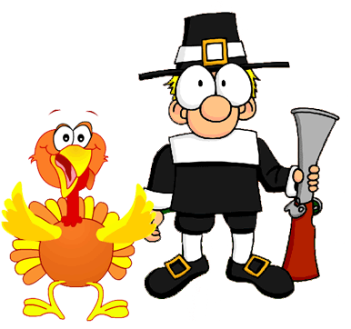 Animated Thanksgiving Clipart - Your Left Leg Is Thanksgiving (400x400)
