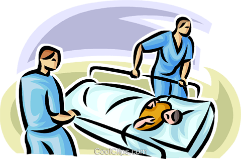 Person On A Gurney With Hospital Staff Royalty Free - Royalty-free (480x317)