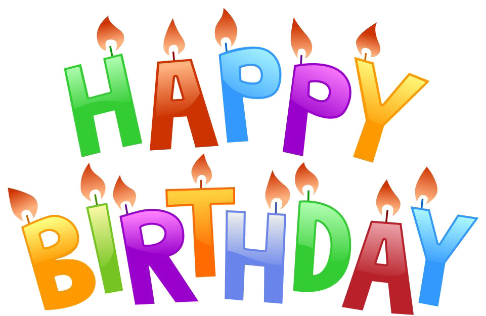 Colorful Happy Birthday Png Pic - Cute Happy Birthday Word Art (1024x668)