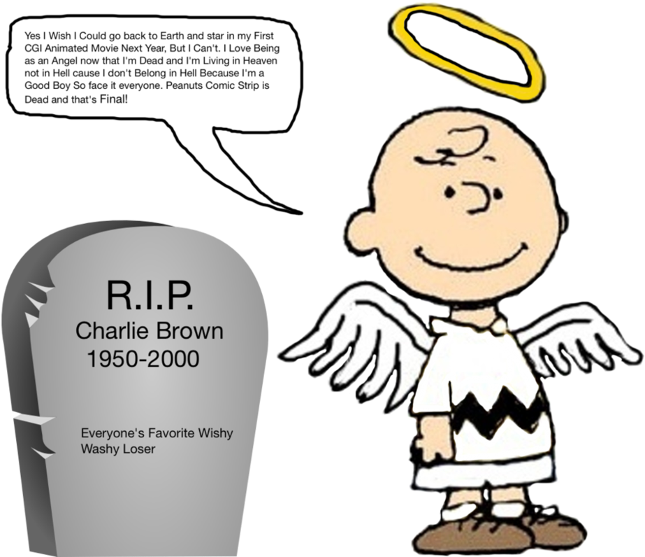 R - I - P - Charlie Brown By Darthranner83 - Charles M Schulz Rip (1001x798)