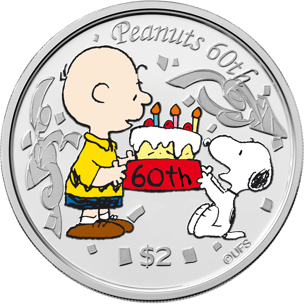 Peanuts, 3 Coin Set - It's The Easter Beagle Charlie (1000x1000)