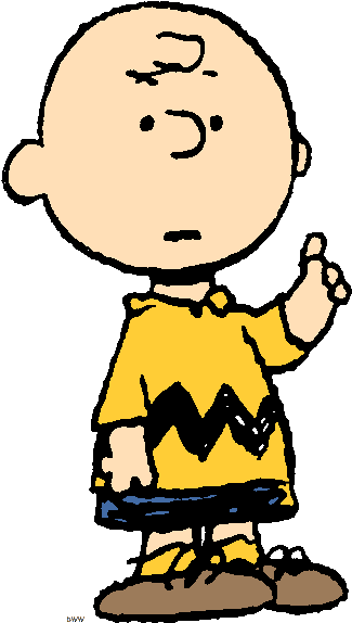Charlie Brown Tree Clipart Black And White - My Life With Charlie Brown (366x582)