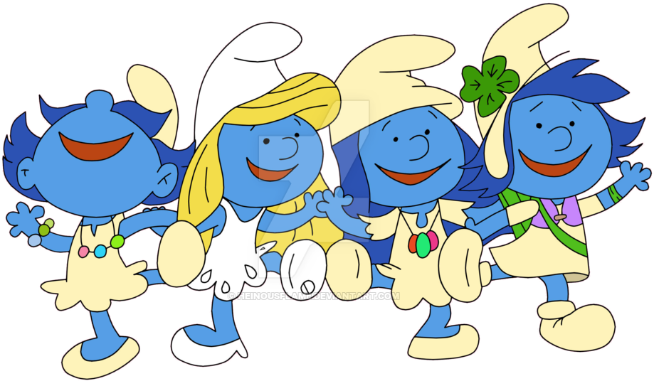 Peanuts Smurfs By Heinousflame - Comics (1024x768)