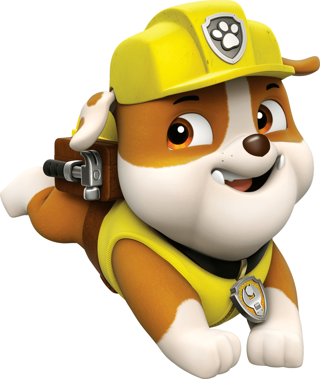 Rubble 2 Paw Patrol Clipart Png - Rubble From Paw Patrol (1270x1500)