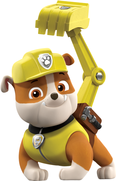 Rubble Is A Gruff But A Loveable English Bulldog That - Rubble From Paw Patrol (550x510)