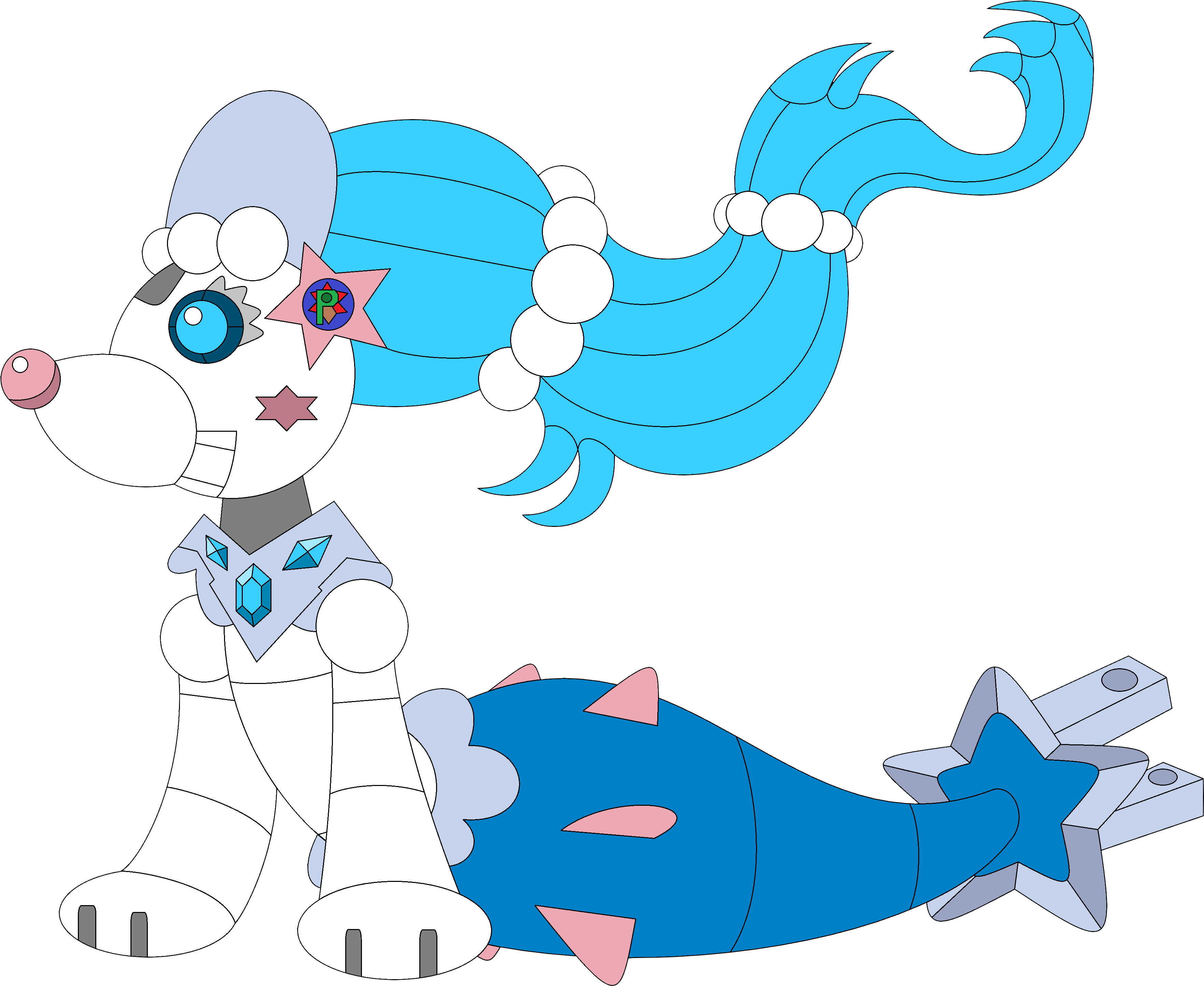 Kenthenekomata Robo-primarina By Kenthenekomata - Comics (3712x3104)