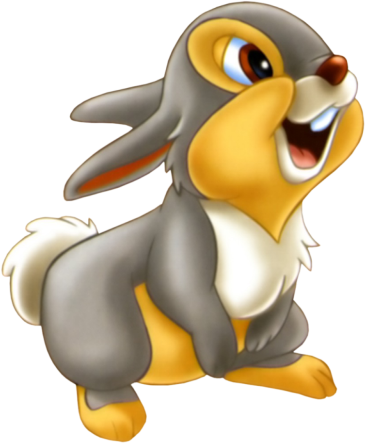 Cartoon - Bambi - Thumper From Bambi (800x953)