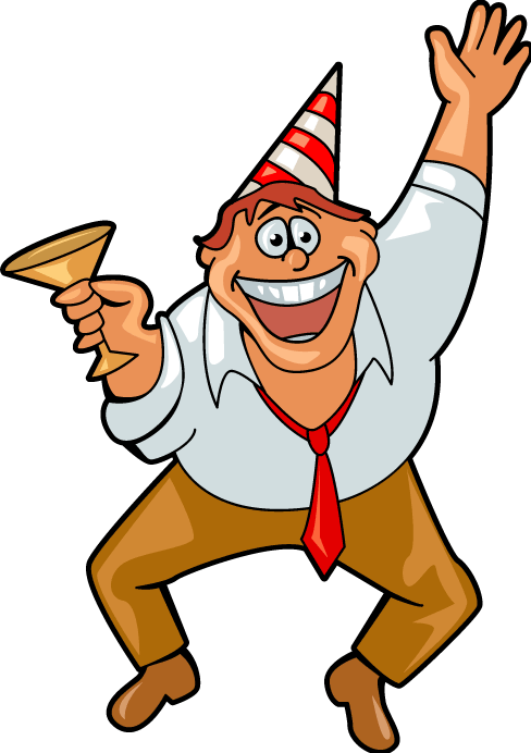 Download Birthday Clip Art Free Clipart Of Birthday - Happy Work Anniversary Animation (488x692)