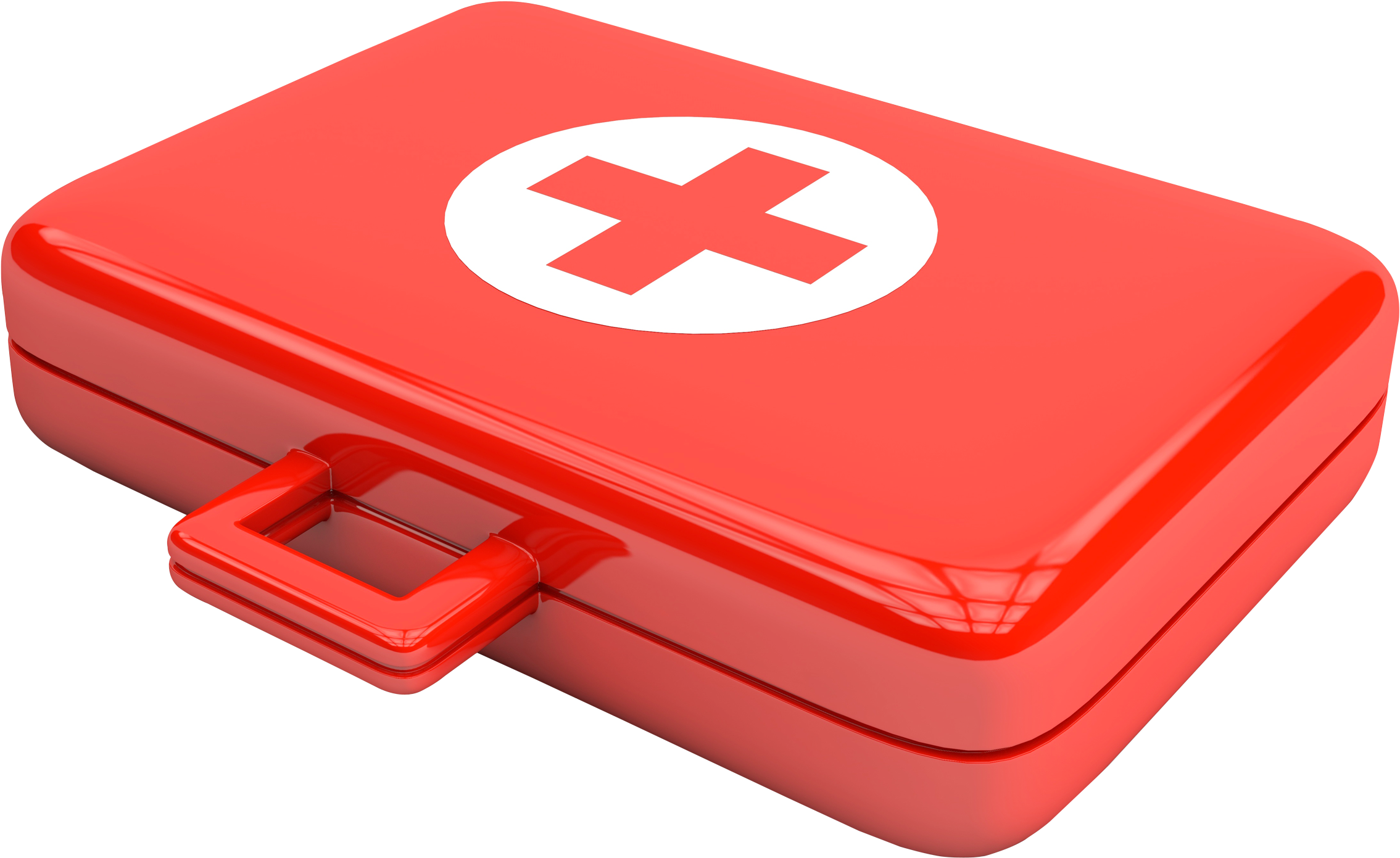 Medical Bag And Stethoscope Png Clipart - First Aid Kit Png (2562x1707)