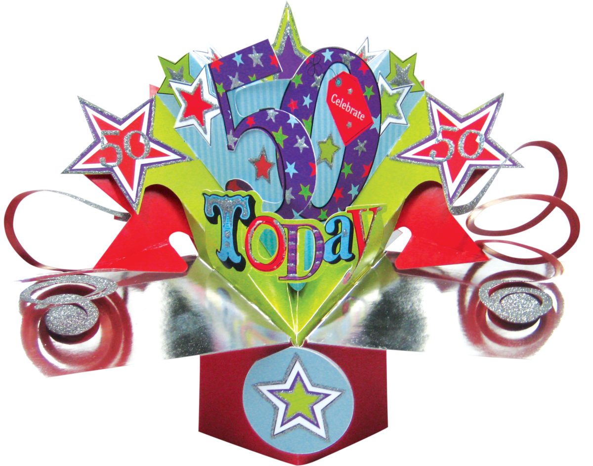 Happy 50th Birthday Png High-quality Image - Daughter In Law 50 Birthday Cards (1200x944)