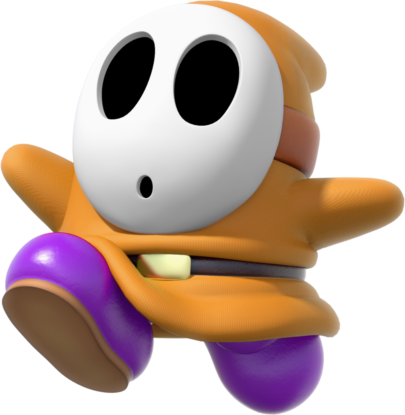 Mkdx Orange Shy Guy - Pink Shy Guy Mario (1400x1436)