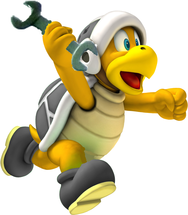 Wrench Bro - Super Mario Bros Wii Characters (675x812)