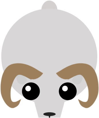 Dall Sheep Clipart Transparent - Clip Art (500x500)