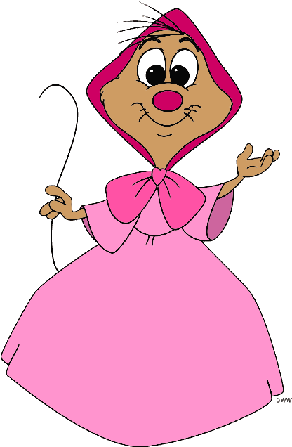 Jaq, Gus And Bruno Clip Art Image - Cinderella (445x658)