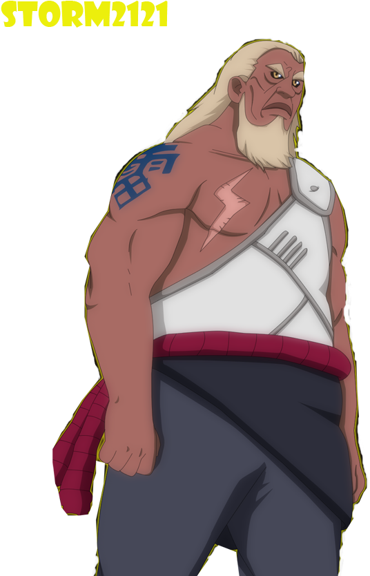 Edo Tensei Raikage Render By Storm2121 - 3rd Raikage (700x1068)