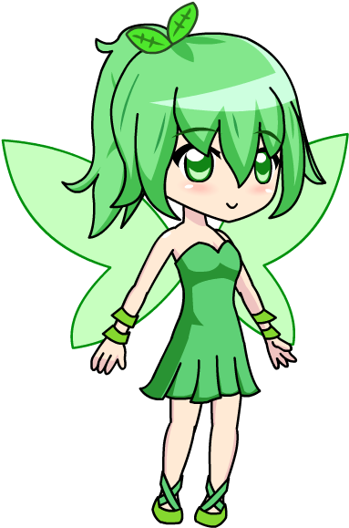 Earth Fairy [anime Gacha] By Lunimegames - Gacha Studio Water Fairy (469x600)