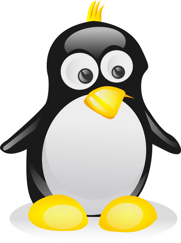 Tux Clip Art - Pinguin Clipart (597x800)
