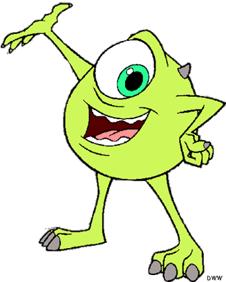 Monsters Inc Clip Art - Monsters University Clip Art (327x407)
