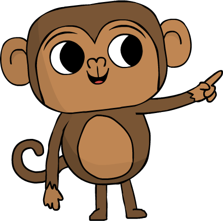 Kazakhstan Clipart Monkey - Monkey Teacher Png (440x436)