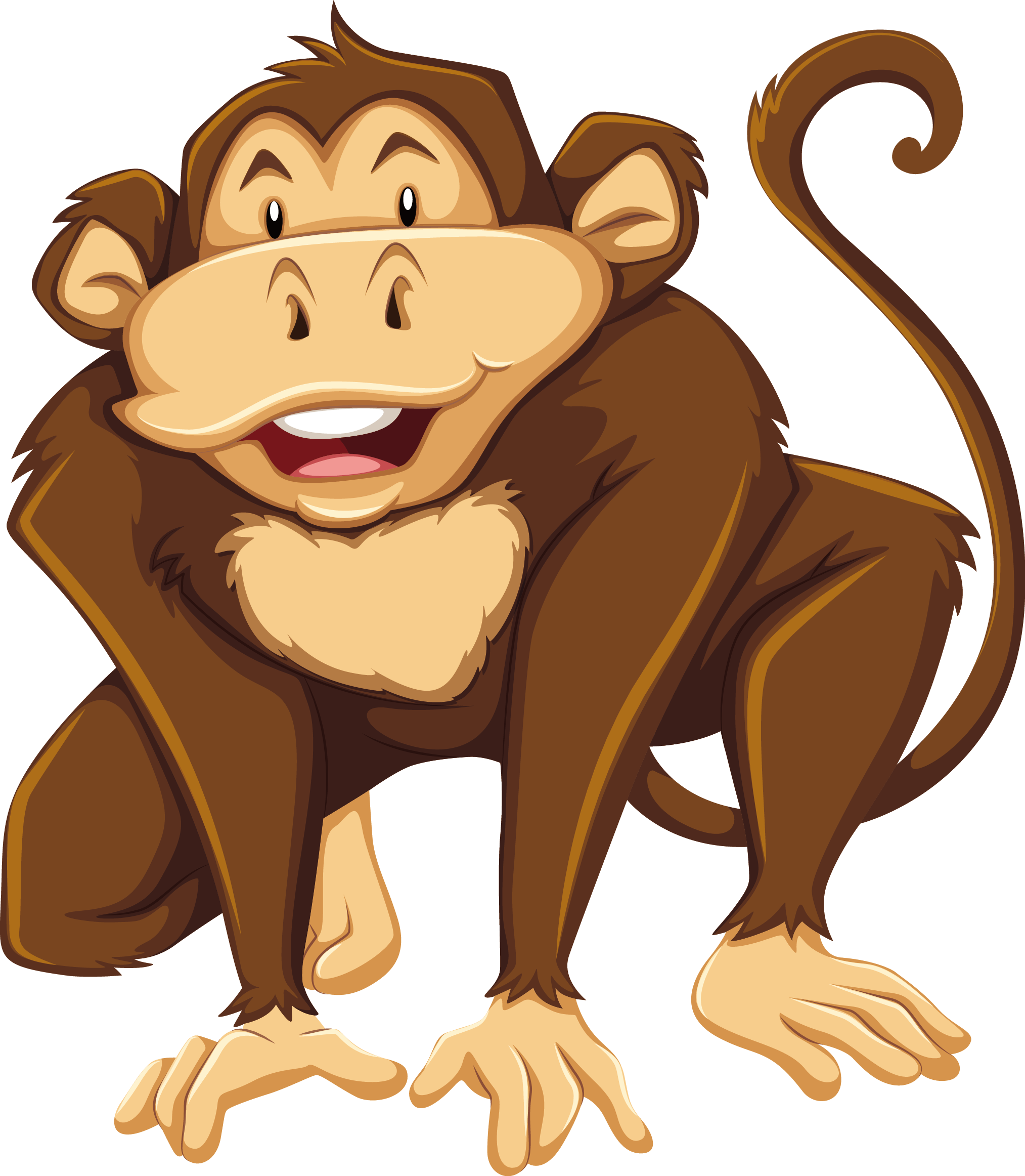 Gorilla Monkey Royalty-free Illustration - Body Parts Of A Monkey (2027x2324)