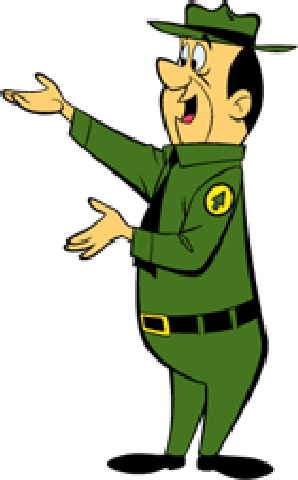 Park Ranger Clip Art - Ranger Smith Yogi Bear (298x480)