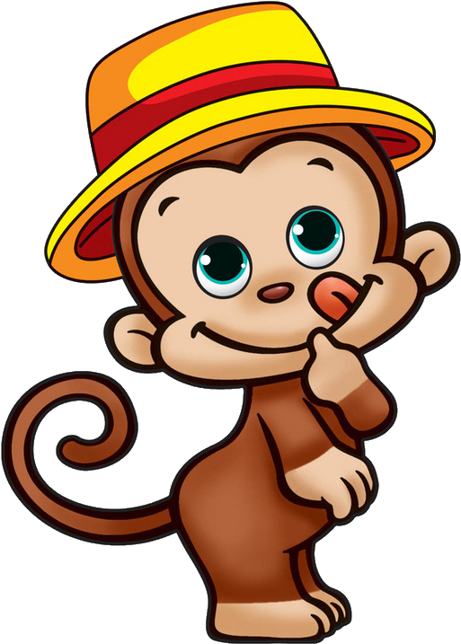Monkey Cartoon Wedding Invitation - Monkey Cartoon Images Png (1108x937)