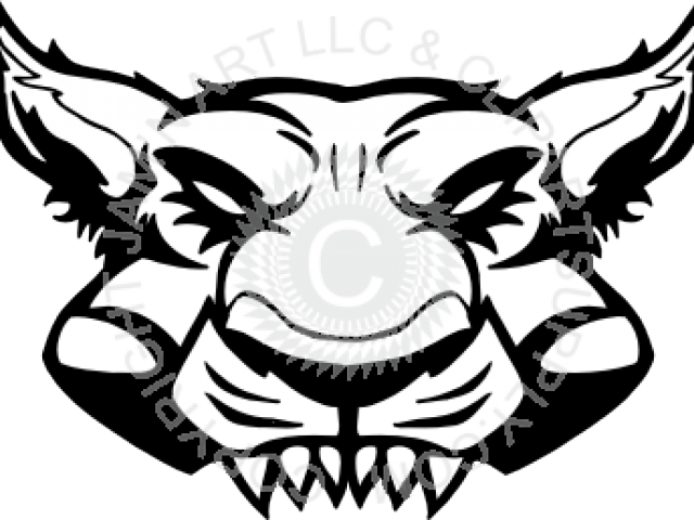 Panther Clipart Tooth - Panther Head Teeth Clipart (640x480)