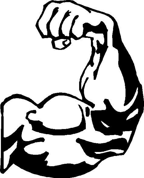 Flexing - Png - Muscle Arm (475x589)