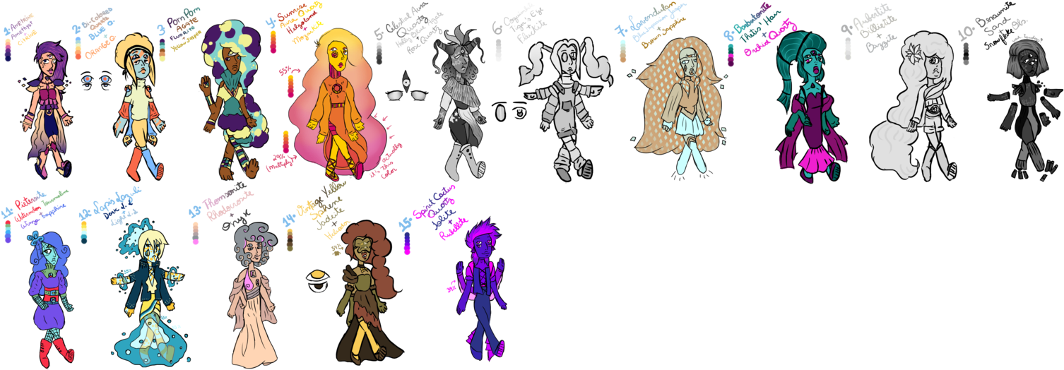 [adopt Challenge] Gem Fusions 11 Closed By Sarahhatz - Adoption (1522x525)