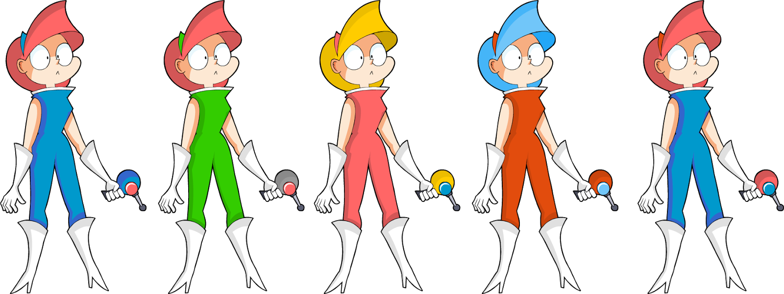 I Had Now Decided On A Colour Pallet For Nancy, In - Cartoon (1600x600)