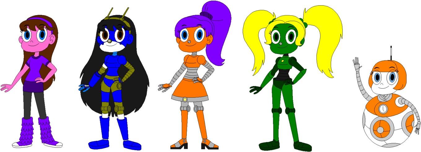 Katie And The Rockster Girls In Svtfoe Style By Magic - Cartoon (1557x512)
