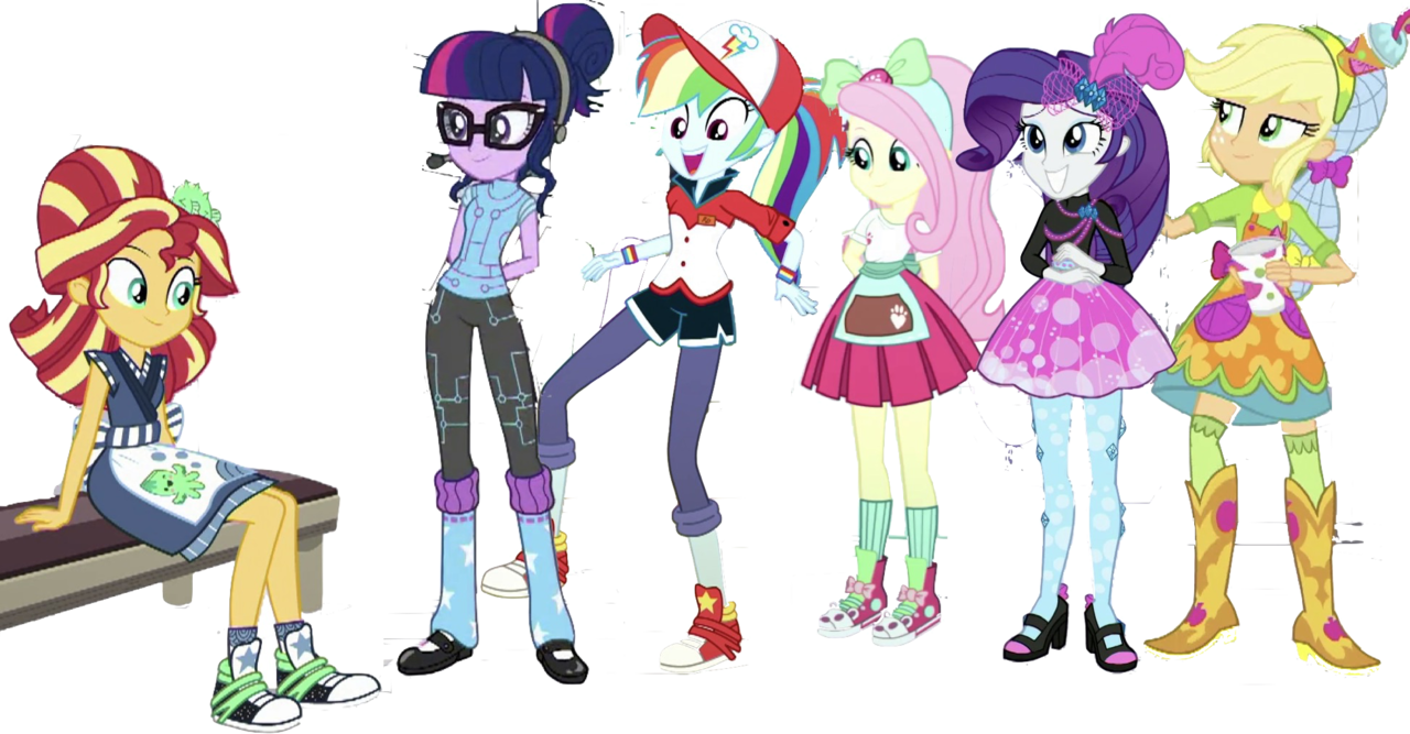 Applejack, Converse, Editor - Twilight Sparkle (1280x667)