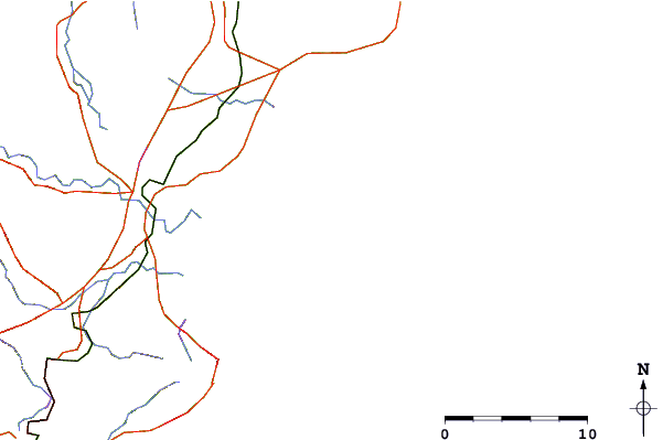 Roads And Rivers Around Pelican Beach - Beach (601x399)