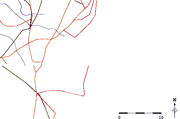 Roads And Rivers Around Normandy Beach - Twig (601x399)