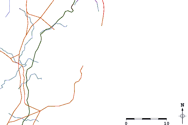 Roads And Rivers Around Swansea Beach - Swansea (601x400)