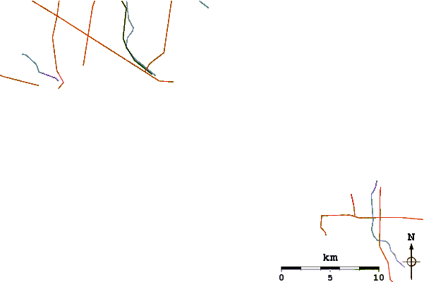 Roads And Rivers Around Portsea Back Beach - Diagram (601x400)