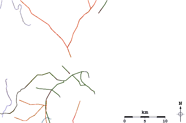 Roads And Rivers Around Bulli Beach - Diagram (601x399)