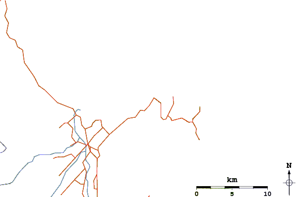 Roads And Rivers Around Tata Beach - Tata Beach (601x398)