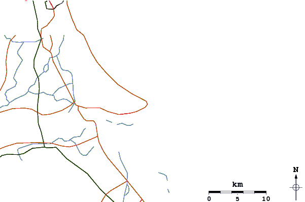Roads And Rivers Around Cue Dai Beach - Beach (601x398)