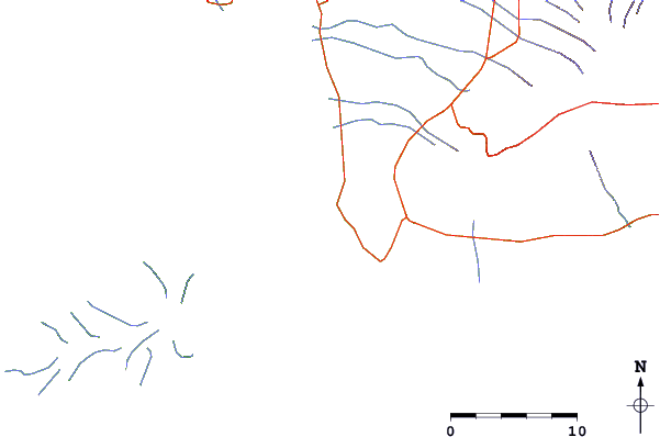 Roads And Rivers Around Big Beach - Diagram (601x398)