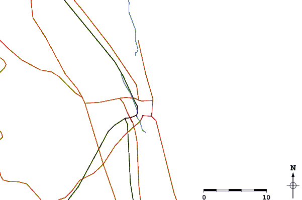 Florida Roads And Rivers Around Vilano Beach Bridge, - Parallel (601x398)
