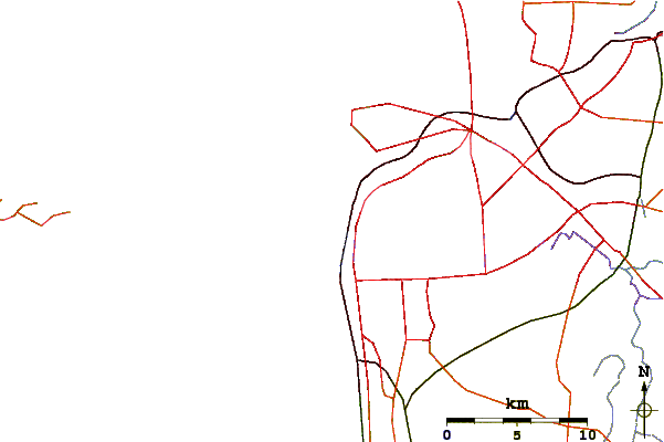 Roads And Rivers Around Leighton Beach - Illustration (601x400)