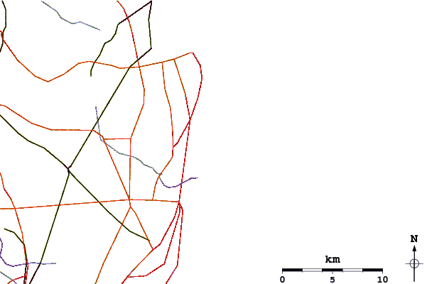Roads And Rivers Around Bradley Beach - Toronto Rivers (601x400)