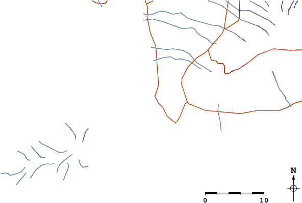 Roads And Rivers Around Little Beach - Diagram (601x398)