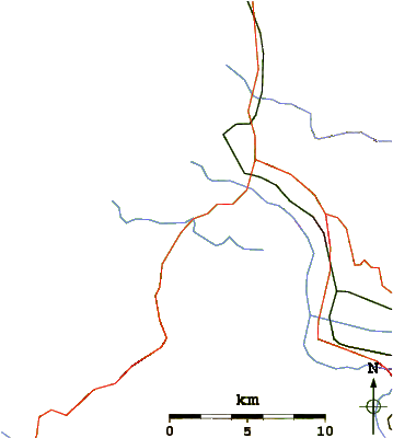 Roads And Rivers Around Centreville Beach - River (601x400)