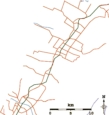 Roads And Rivers Around Otaki Beach - Tan (601x400)